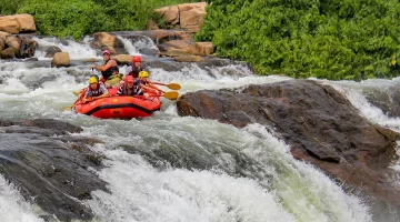 White Water Rafting in Uganda